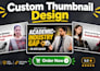 design a scroll stopping youtube thumbnail that gets clicks
